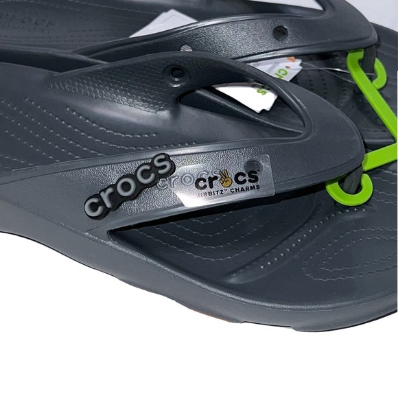 Crocs Classic All-Terrain Flip Flops Sandals 207712-0DA Men’s Size 11 main image 13